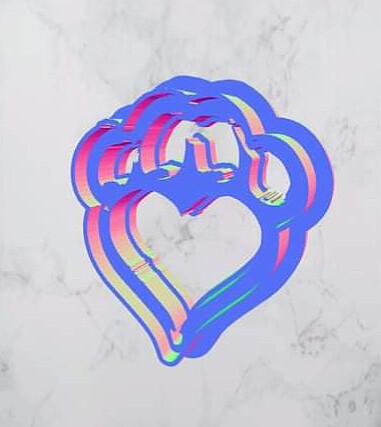 D`Bern Designe  Cookie Cutter Bernese Love Paw