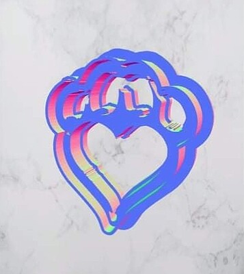 D`Bern Designe  Cookie Cutter Bernese Love Paw