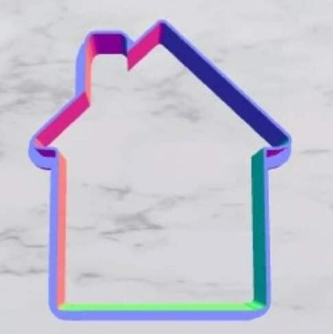 D`Bern Designe  Cookie Cutter Christmas house