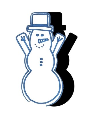 D`Bern Designe  Cookie Cutter Snowman