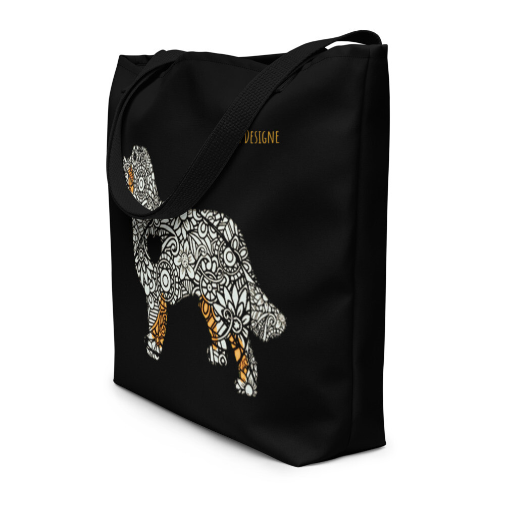D`Bern Designe Tote Bag Large Special, Color: Black