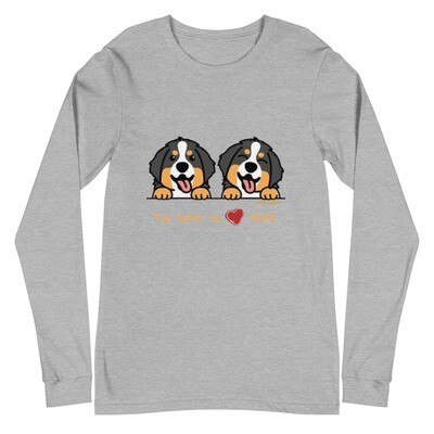 D`Bern DesigneUnisex Long Sleeve Tee Puppy/ in 12 colours