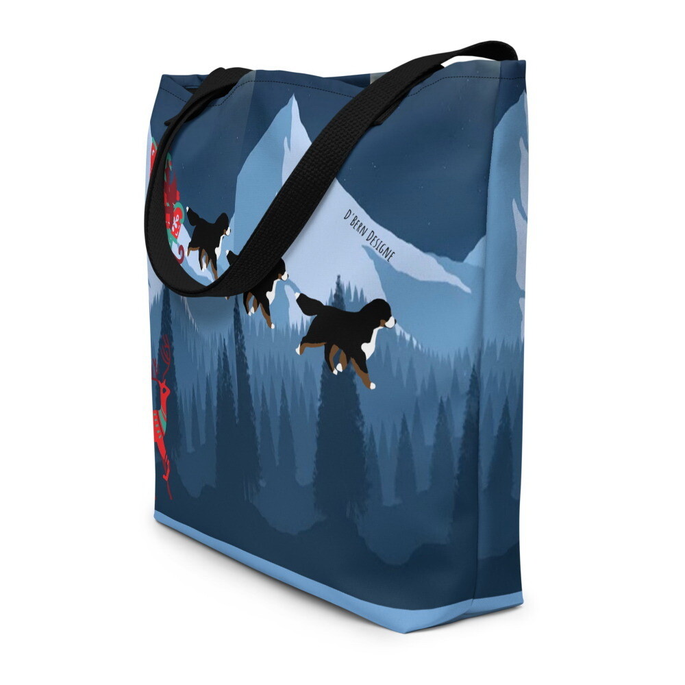 D&#39;Bern Designe Bern Xmas Tote Bag L 