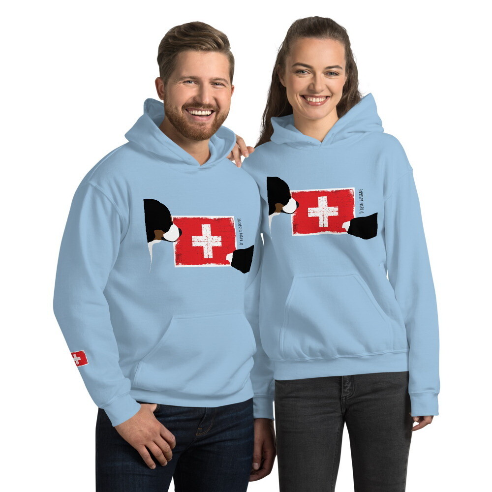 D`Bern Designe Unisex Hoodie Swisbern / in 10 colours