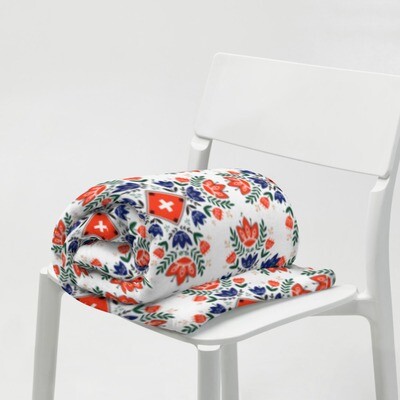 D&#39;Bern Designe Throw Blanket Swiss