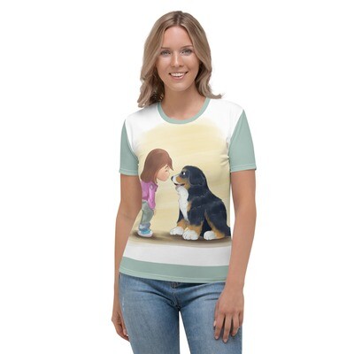 D&#39;Bern Designe The girl &amp; Puppy