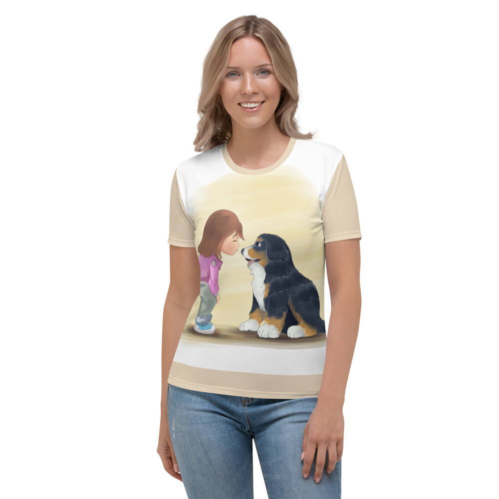 D&#39;Bern Designe The girl &amp; Puppy, Size: XS