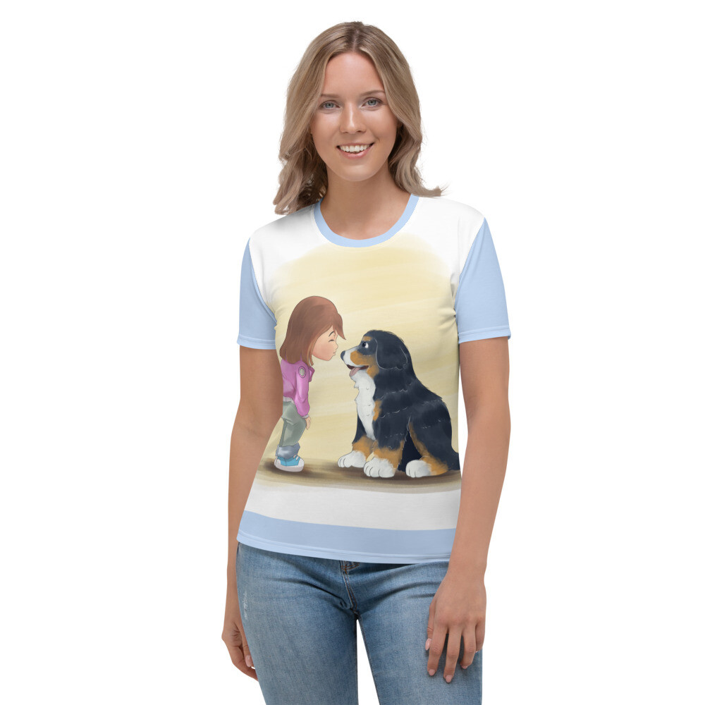 D&#39;Bern Designe The girl &amp; Puppy, Size: XS
