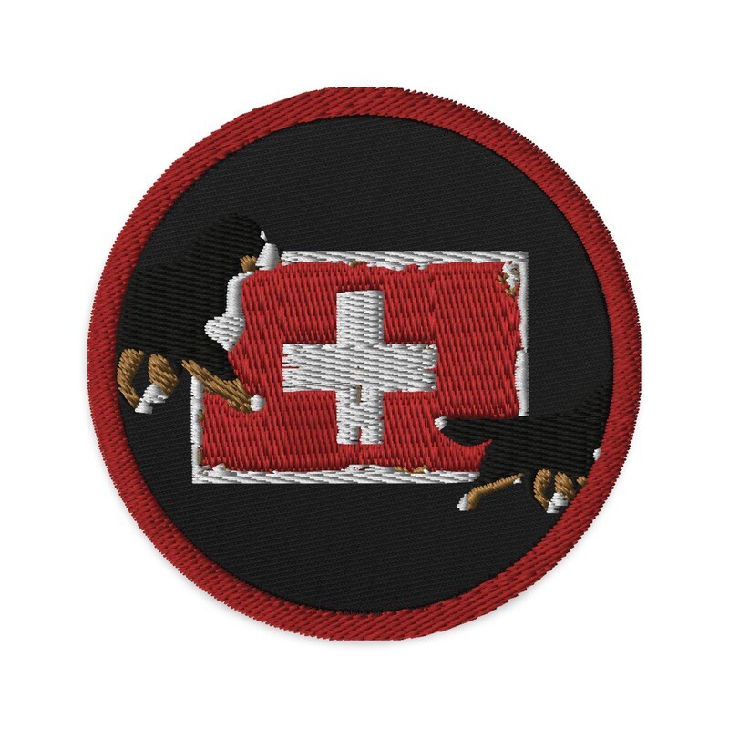 D&#39;Bern Designe Embroidered Bernese patches 1b/ in 3 colours