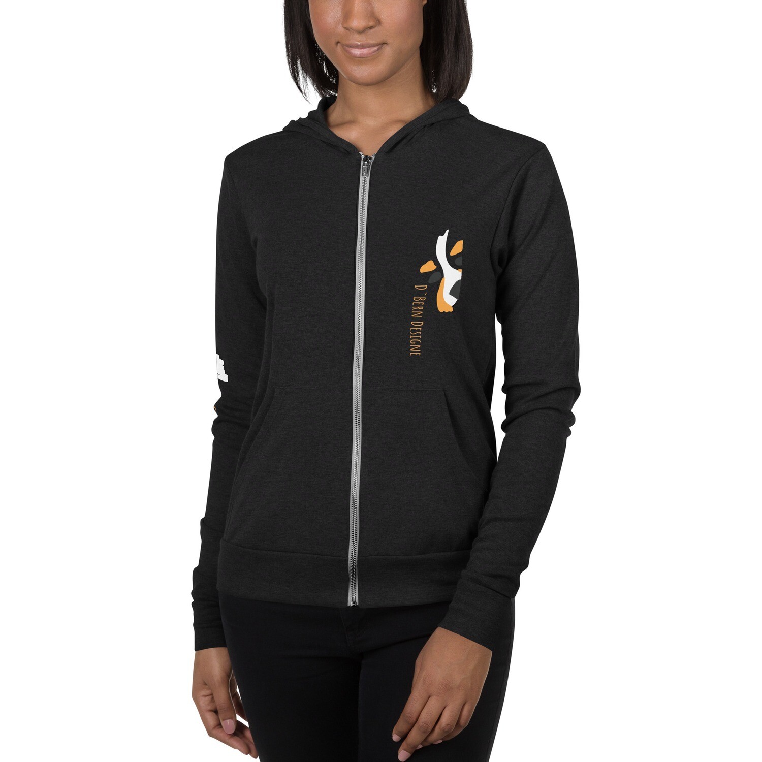 D`Bern Designe Unisex Lightweight  Zip hoodie 4 / in 3 colours