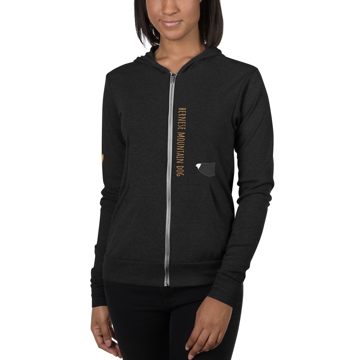 D`Bern Designe Lightweight Unisex Zip hoodie 7/ in 3 colours