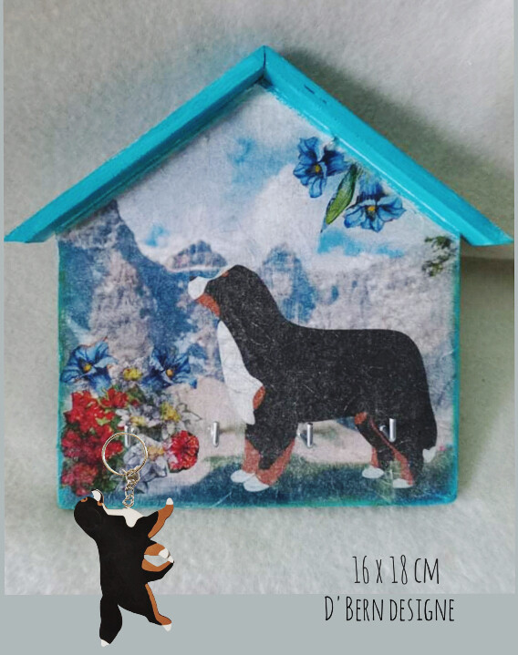 D&#39;Bern Designe Wooden Key hanger house