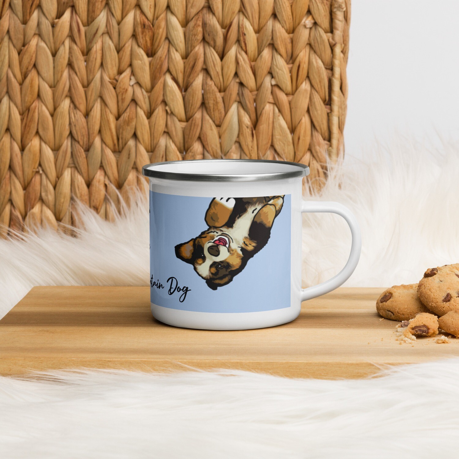 D`Bern Designe Enamel Mug Day