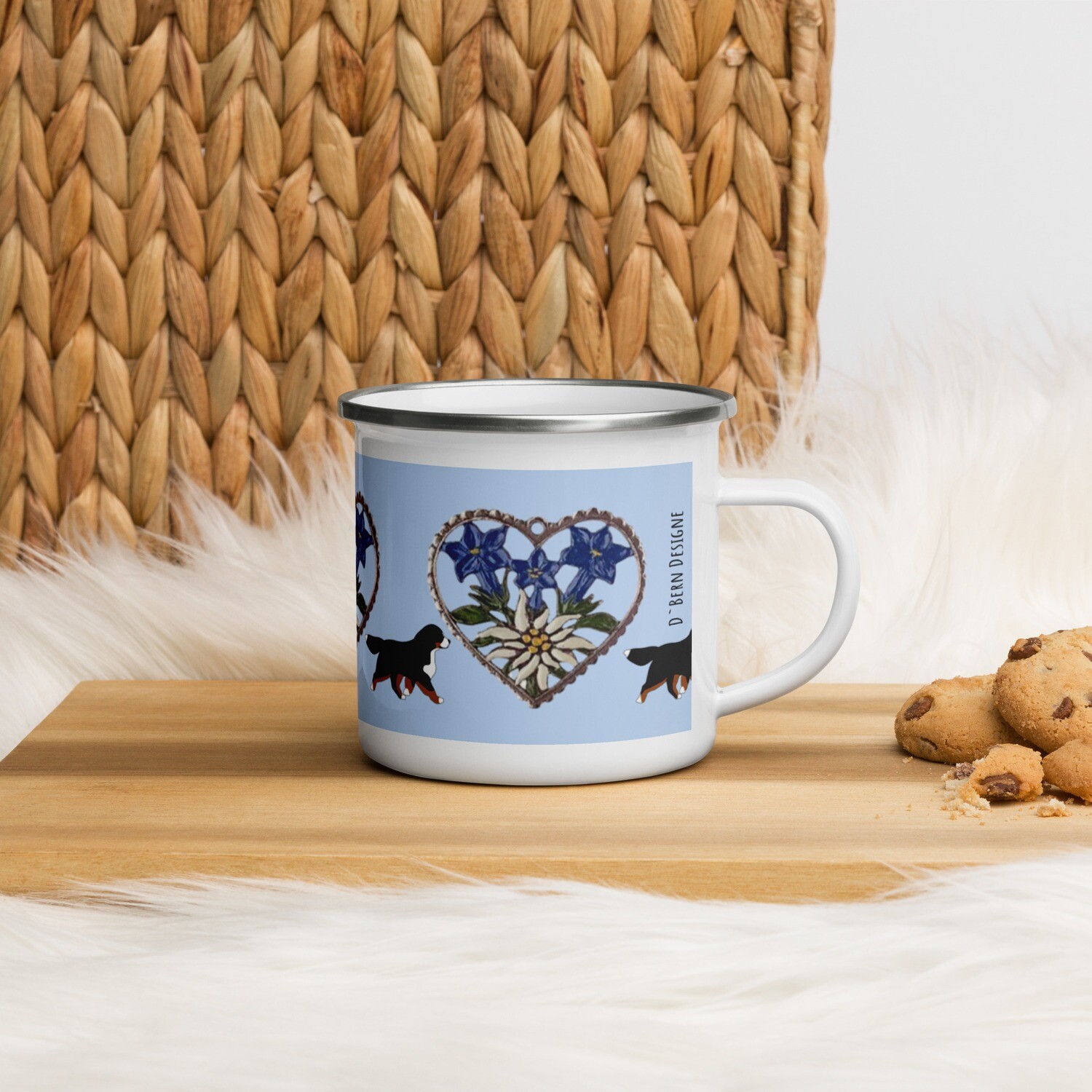 D`Bern Designe Enamel Mug Bern1