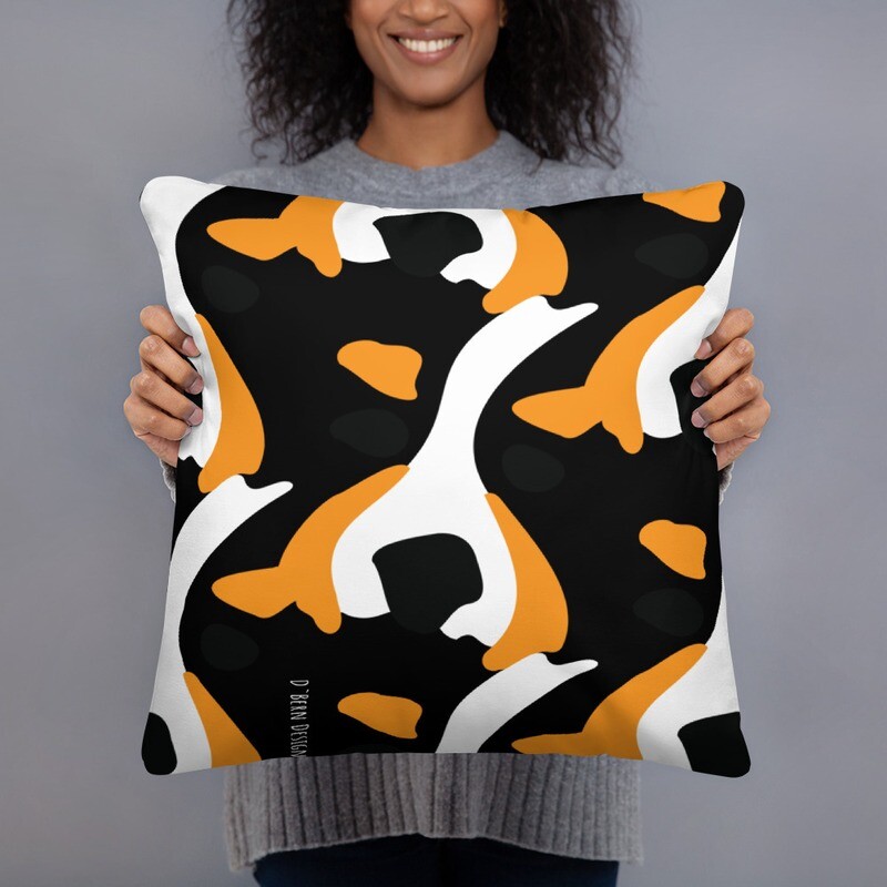 D`Bern Designe  Pillow D`Bern 1/ 3 sizes/ BOTH SIDES