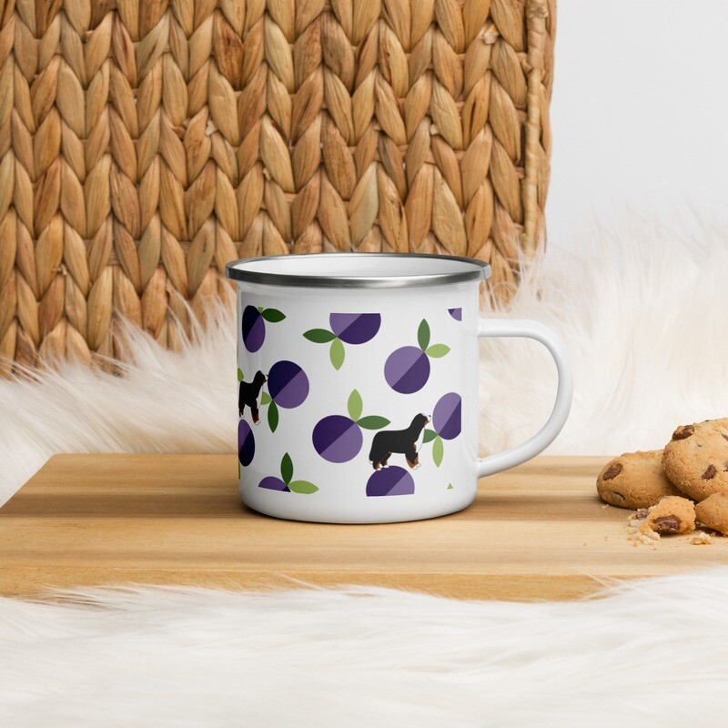 D`Bern Designe Enamel Mug ViolaBa