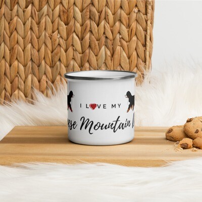 D`Bern Designe Enamel Mug LoveBa