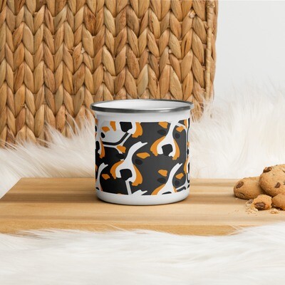 D`Bern Designe enamel Mug BlackB1