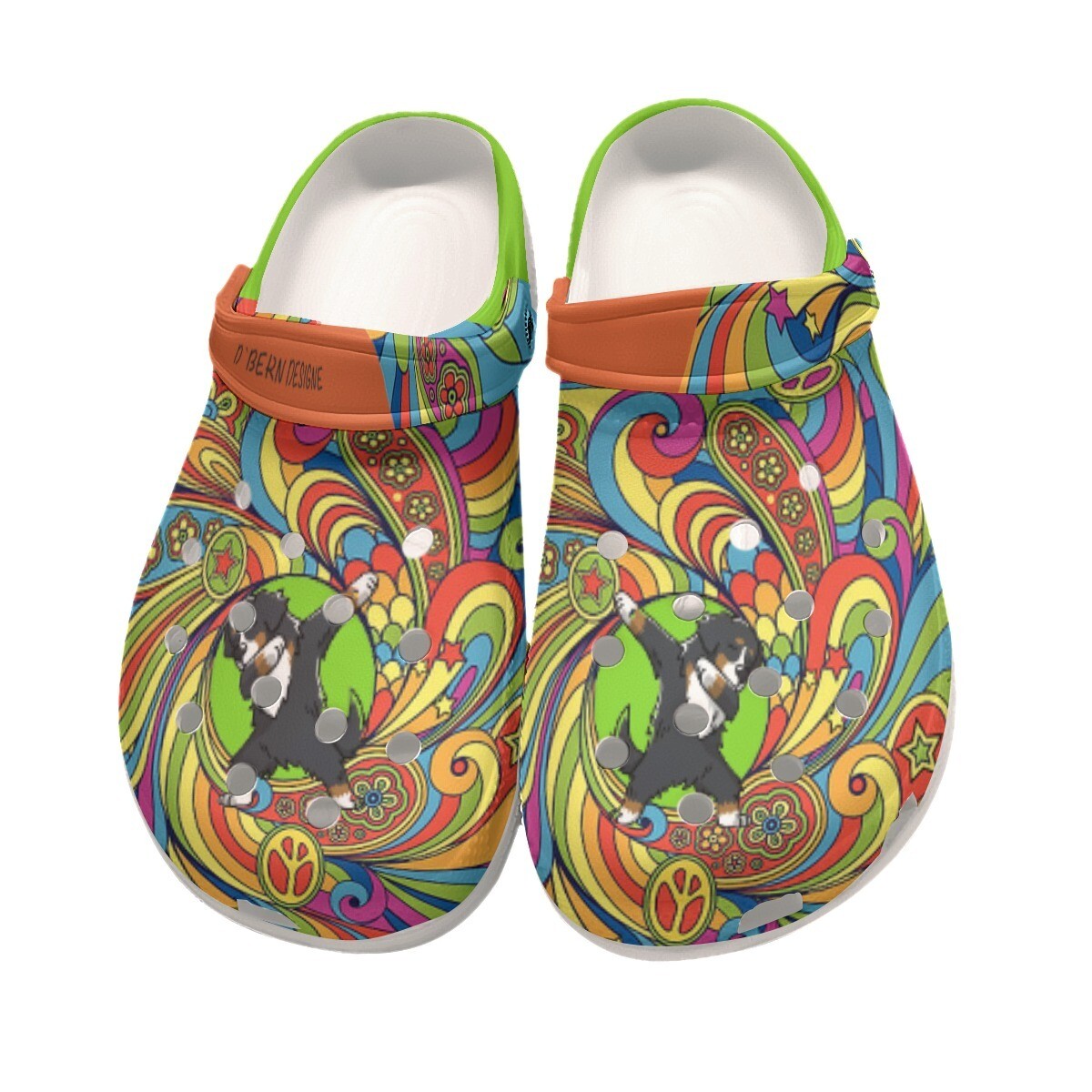 D&#39;Bern Designe GrOOvy Bernese Clogs 4