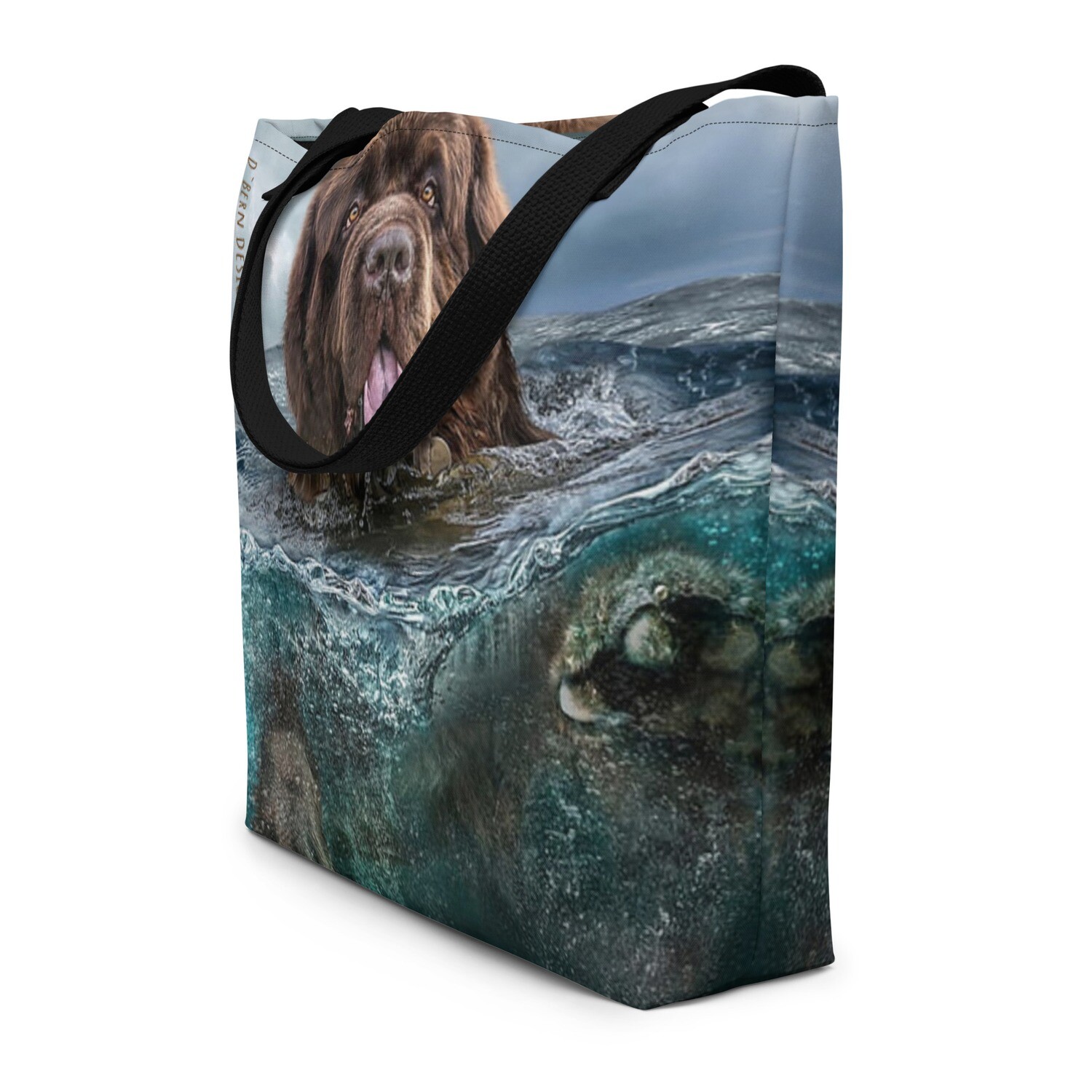 D`Bern Designe Newfoundland Large Tote Bag 1