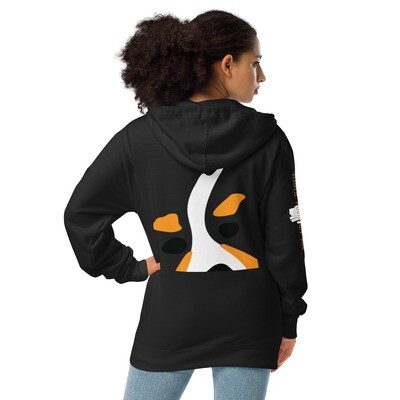 D&#39;Bern Designe Unisex fleece zip up hoodie3