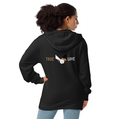 D&#39;Bern Designe Unisex fleece ZIP up hoodie1