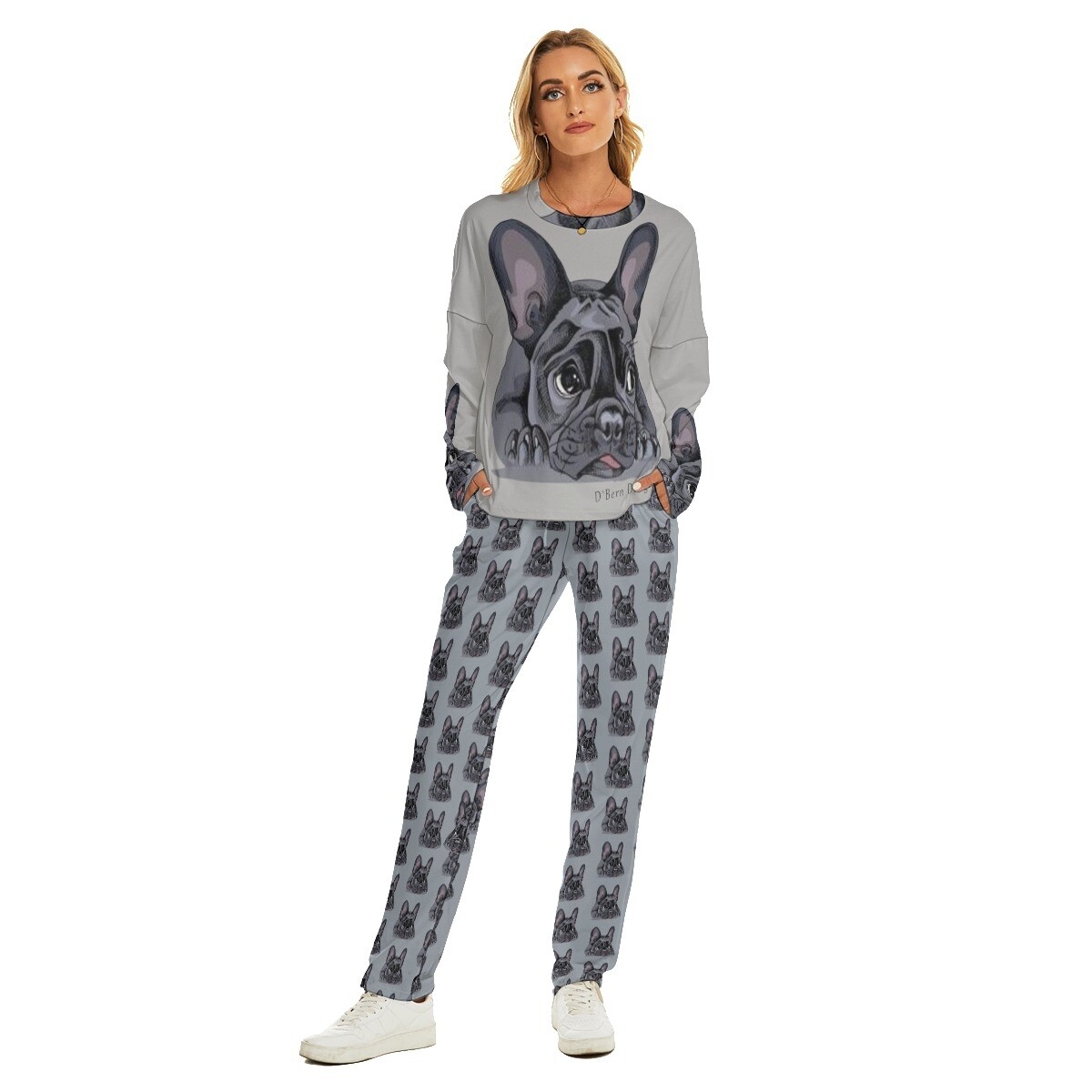 D&#39;Bern Designe French Bulldog PAJAMA 2