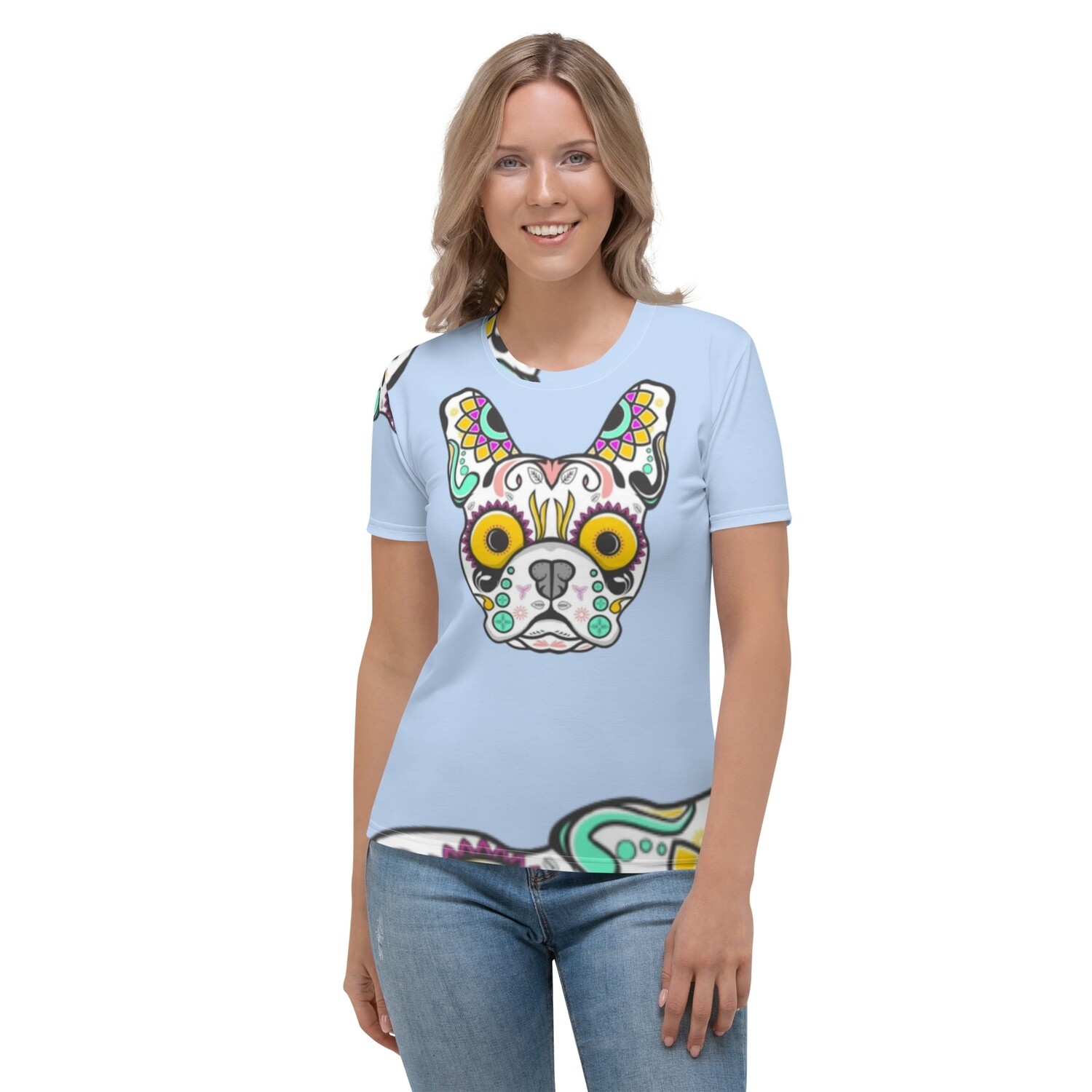 D&#39;Bern Designe French Bulldog unisex T shirt 1