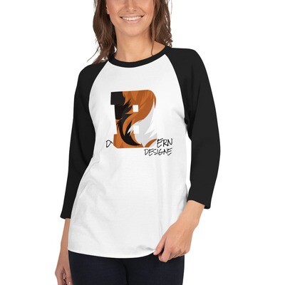 D`Bern Designe Unisex 3/4 sleeve raglan Bbern shirt /8 colours