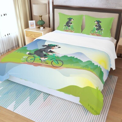 D`Bern Designe 3 parts Duvet cover SET in 2 colours/ single &amp; double bed S3 / 16 sizes