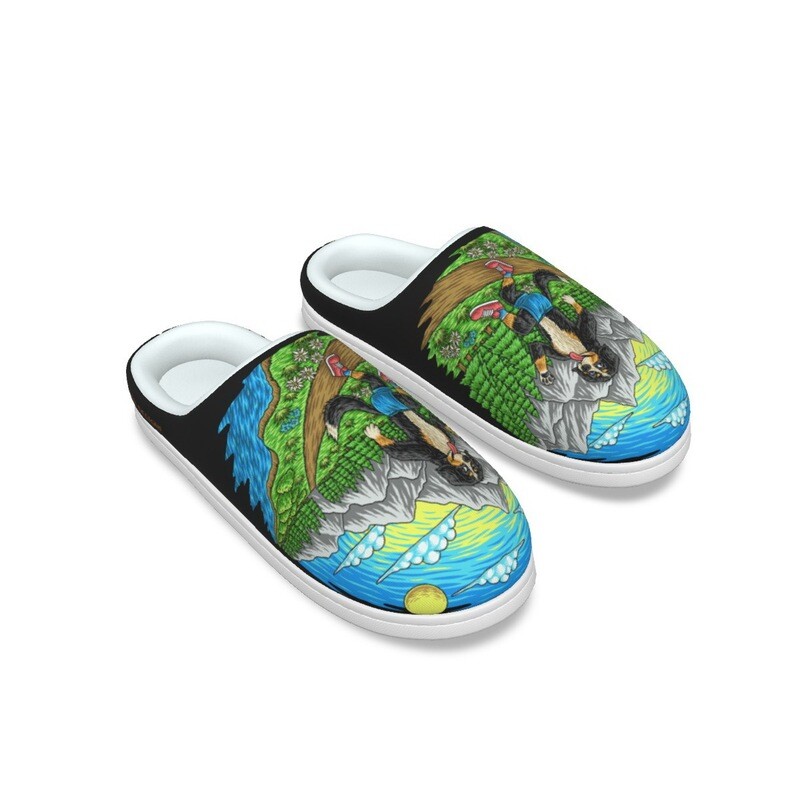 D`Bern Designe Bernese Plush slippers B3