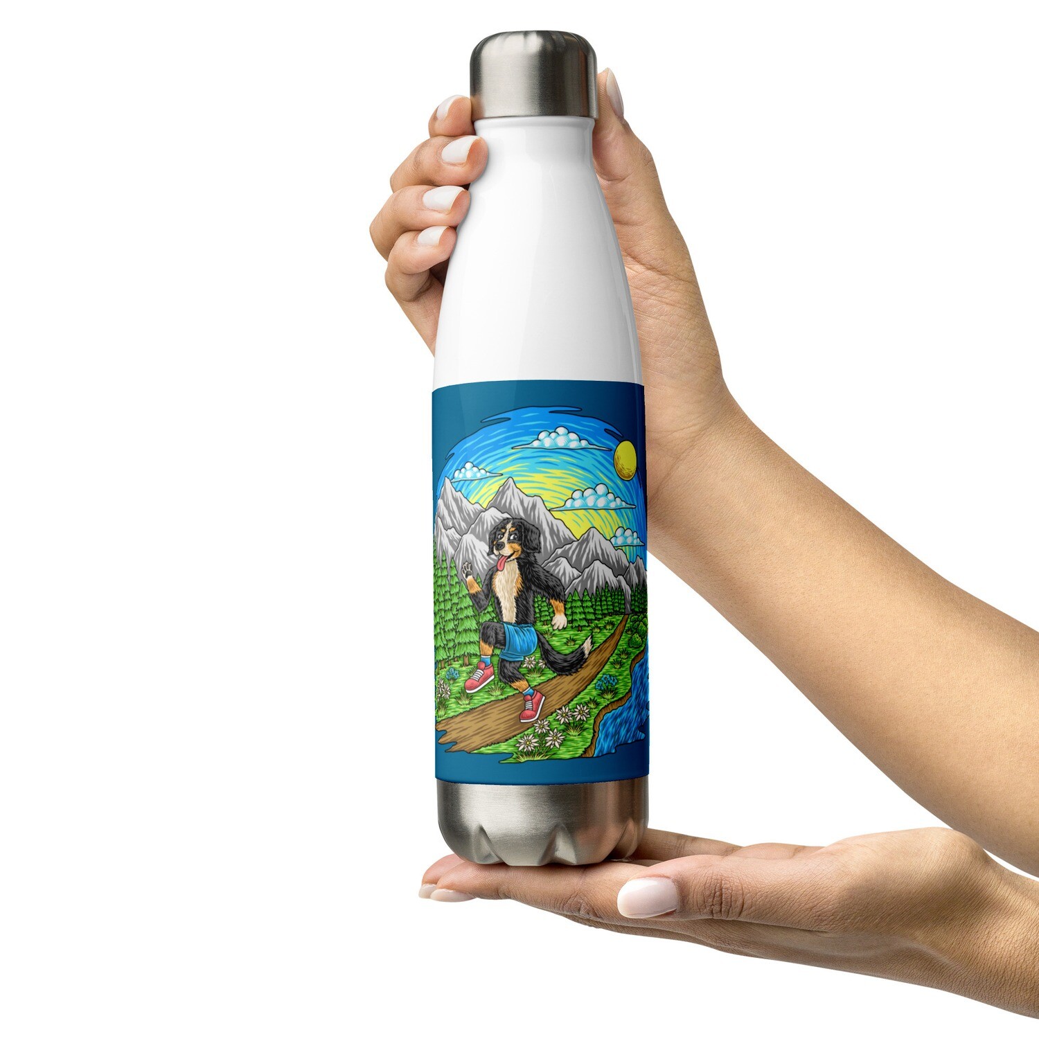 D`Bern Designe Stainless Steel Water Bottle On the run