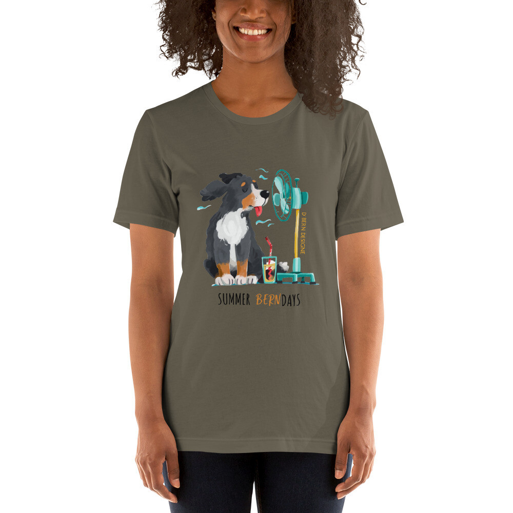 D`Bern Designe UNISEX CoolBern  T-shirt / in 10 colours, Color: Army, Size: S