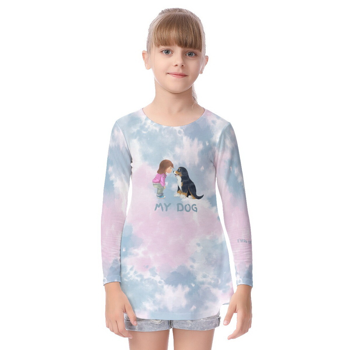 D`Bern Daesigne Kid&#39;s Long Sleeve My Dog T-shirt