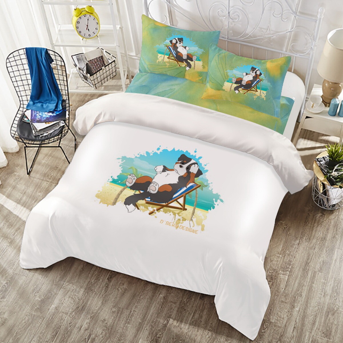 D&#39;Bern Designe  THolidaysBernese 4 in1 Duvet cover set