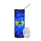 D`Bern Designe Stainless steel tumbler with metal straw Bern13