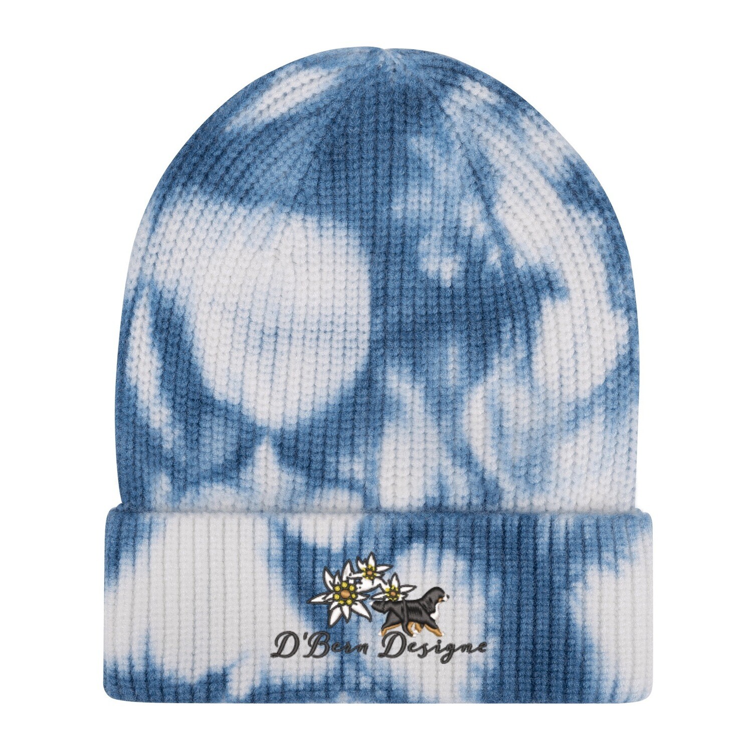 D`Bern Designe Embroidered retro street  knitted Tie-dyed style BernEdel hat / 5 colours