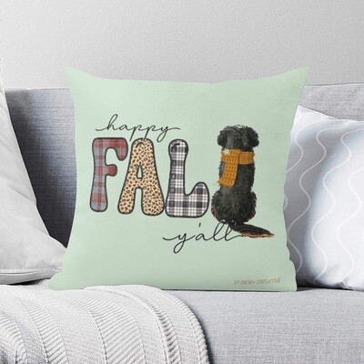 D`Bern Designe Pillow case Fall- 2  in 1