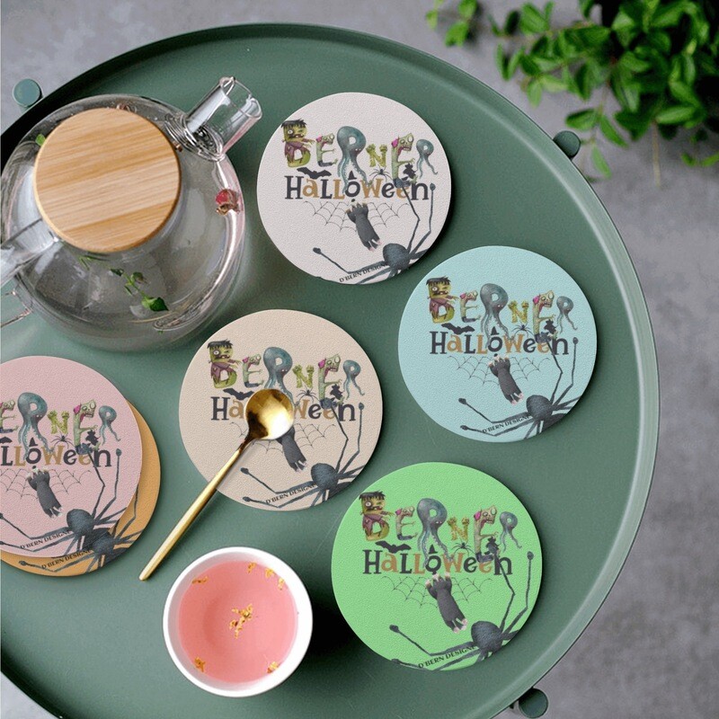 D`Bern Designe Halloween cup mats set of 6 pcs,