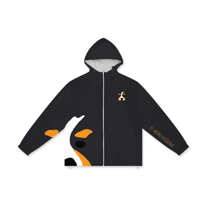 D`Bern Designe Unisex BernWind Hooded Jacket