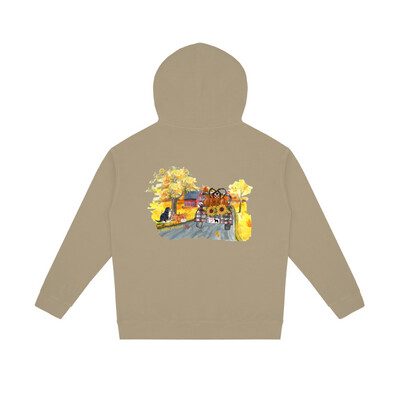 D`Bern Designe Unisex Heavyweight Stone Washed BernFall Hoodie  / 7 colours