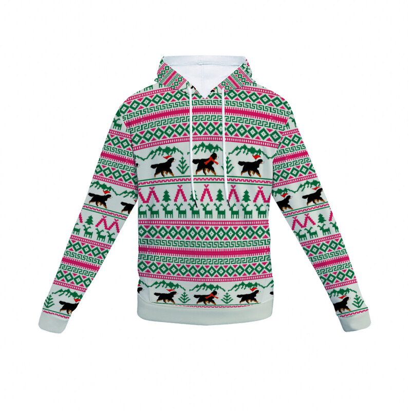 D`Bern Designe Plush Spun Velvet Winter Berner Hoodie with Pockets A
