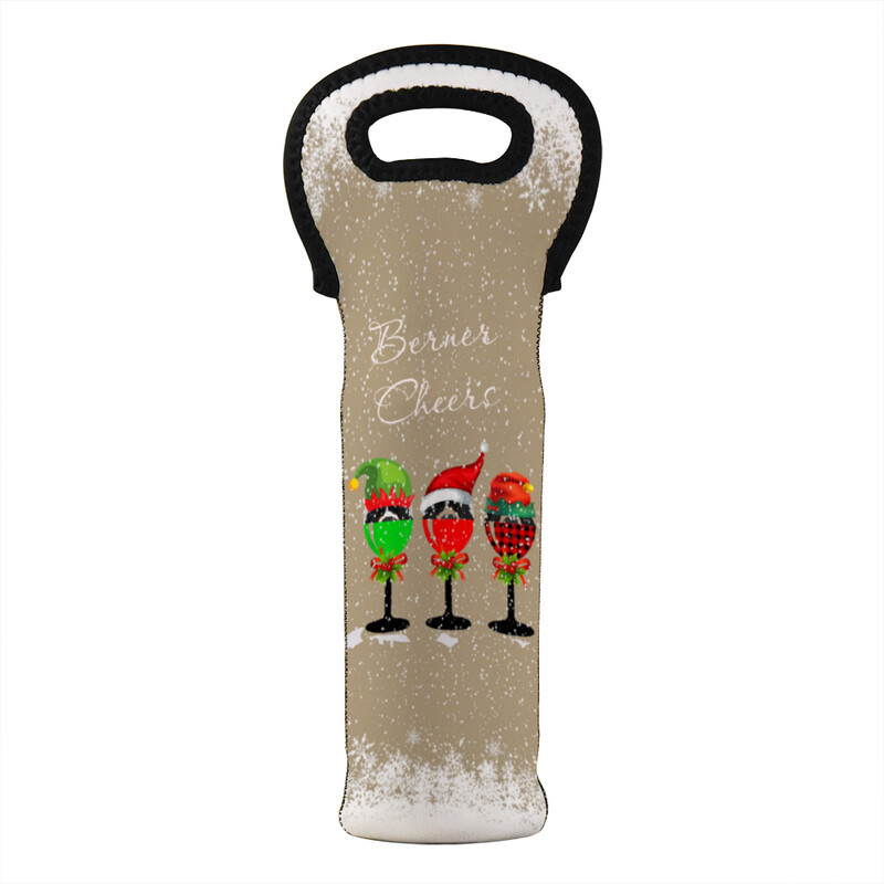 D`Bern Designe Xmas Berner Wine bag  750ml-1L bottle