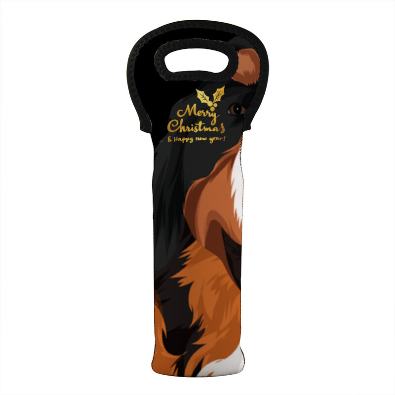 D`Bern Designe Xmas Berner Wine bag B 750ml-1L bottle