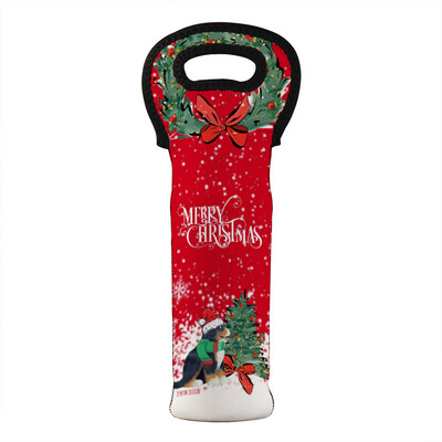 D`Bern Designe Xmas Berner Wine bag W 750ml-1L bottle