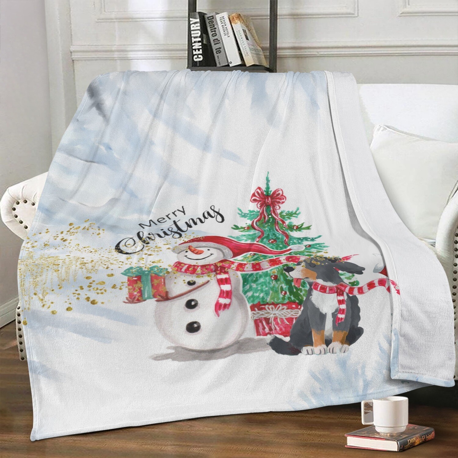 D`Bern Designe Bern Christmas wind fleece blanket