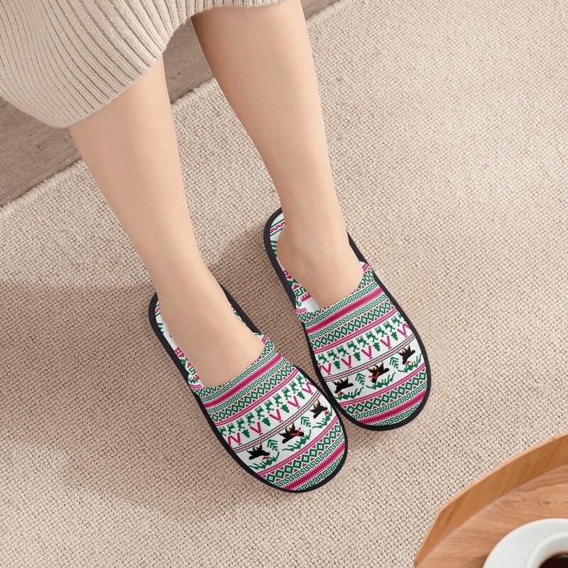 ​D`Bern Designe Xmas Bern A Plush slippers with anti slip back