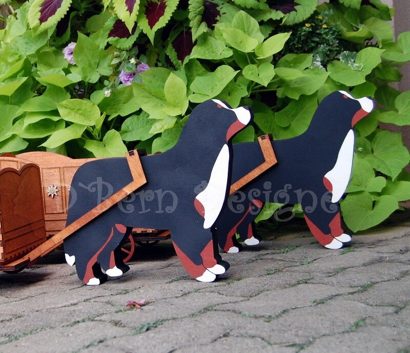 D`Bern Designe handmade wooden BERNESE  /handpainted