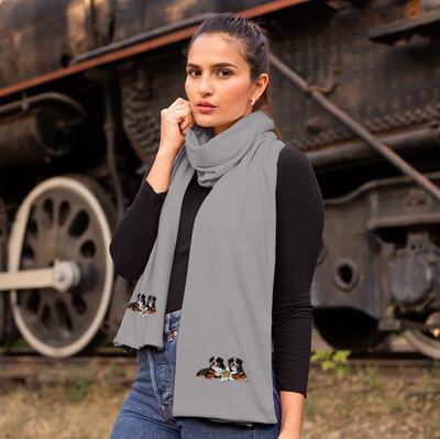 D`Bern Designe warm velvet winter Bern Scarf in 4 colours