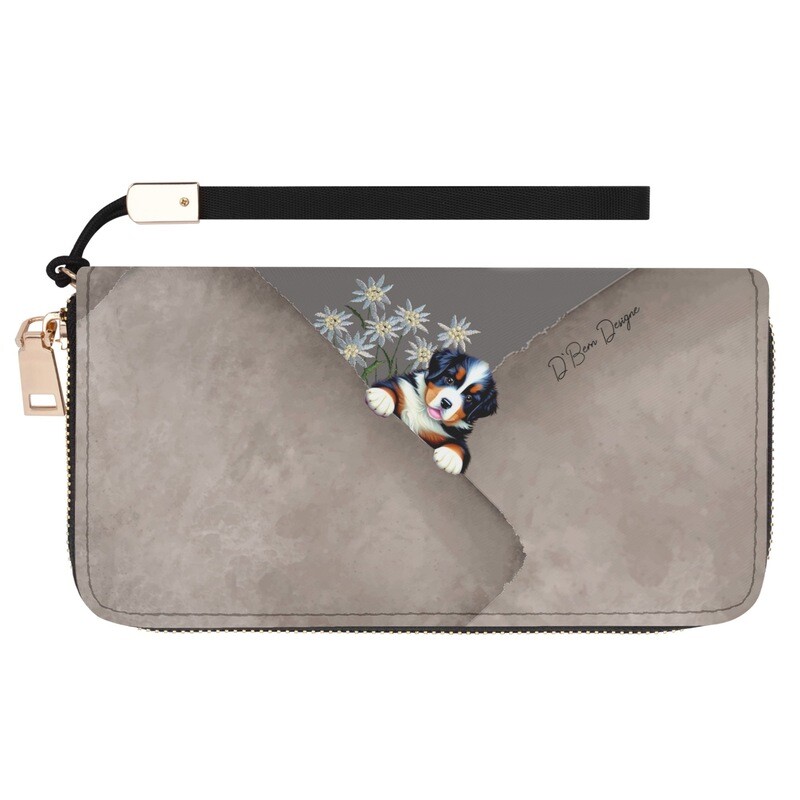 D`Bern Designe BernAlp T Leather zip wallet